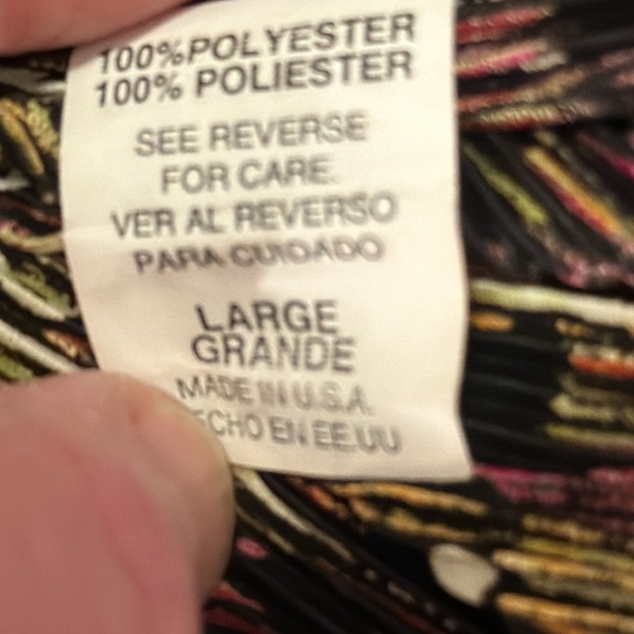 EUC multi color accordion Effeci top size large - Picture 4 of 6